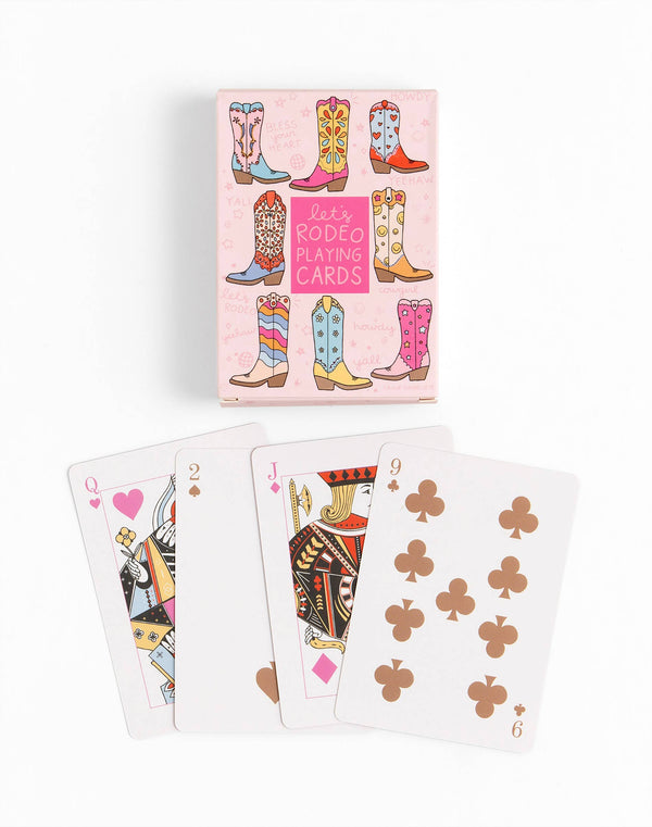 Let's Rodeo Western Deck of Playing Cards