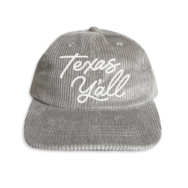 Texas Y'all Corduroy Cap