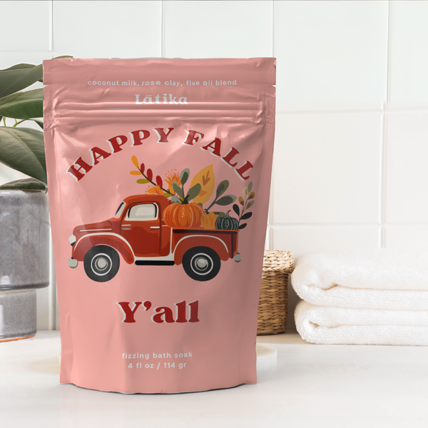 Happy Fall, Y'all! Fizzing Bath Soak