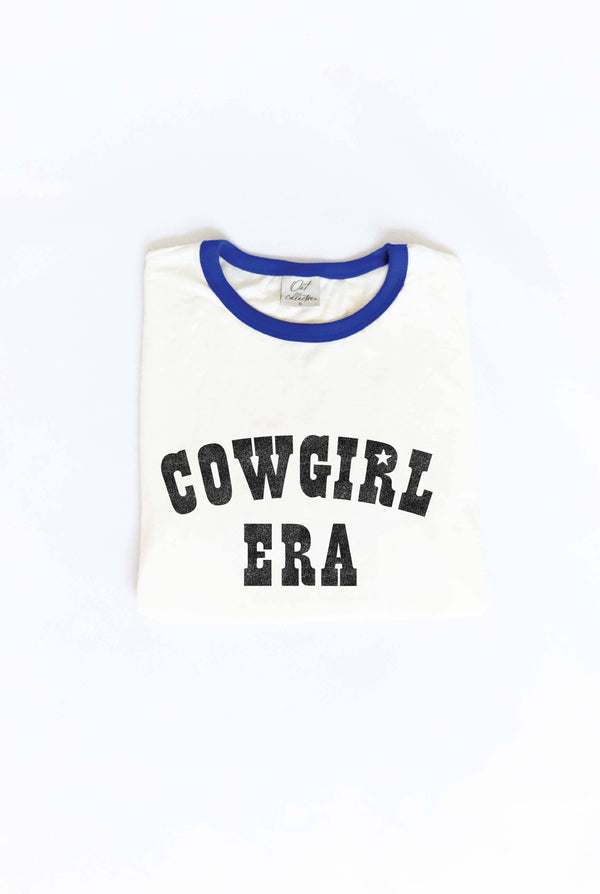 Cowgirl Era Ringer Graphic T-Shirt - Mustard