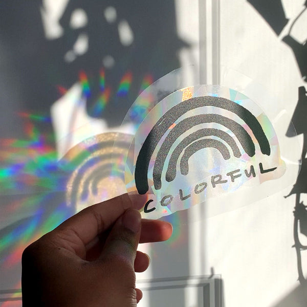 Colorful Rainbow Suncatcher Decal Sticker - 1
