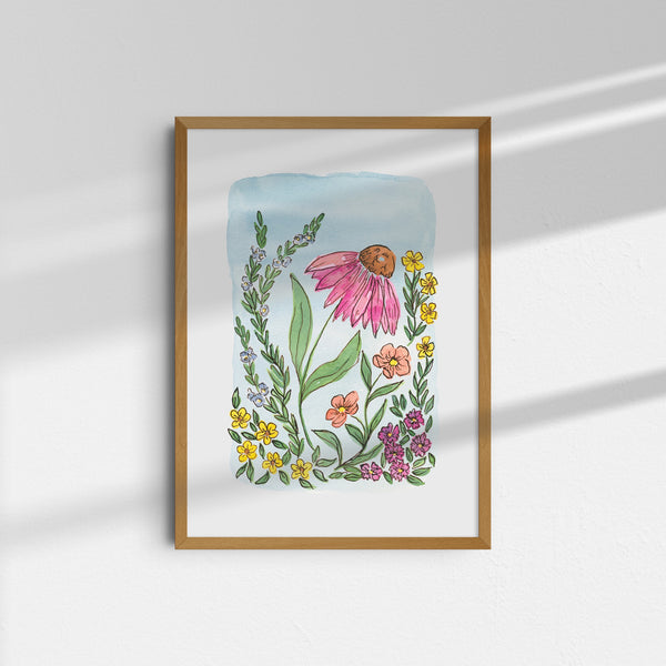 Echinacea Art Print - 1
