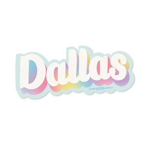Dallas Pastel Sticker - 1