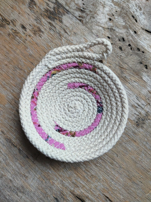 Small Cotton Rope Bowl - 4