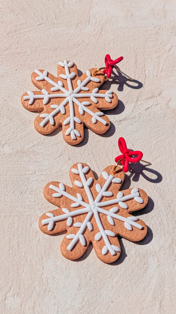 Santa's Cookies Clay Earrings - 4