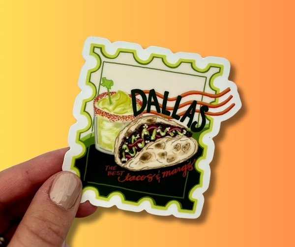 The Best of Dallas Tex-Mex Sticker - 1