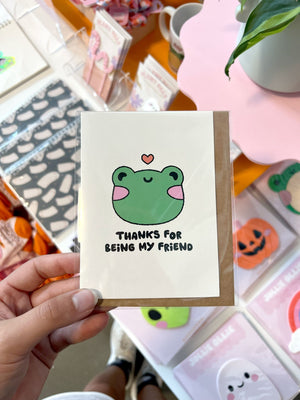 Thanks For Being My Friend Greeting Card - 1