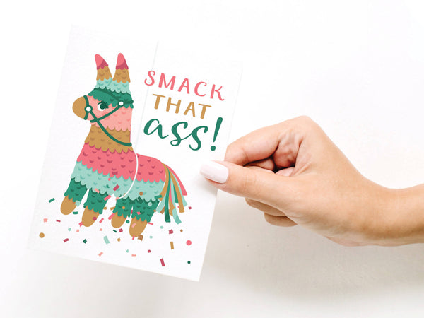 Smack That Ass Piñata Greeting Card - RS