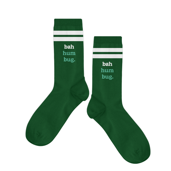 Bah Hum Bug Holiday Socks