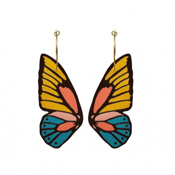 70s Butterfly Wings Earrings