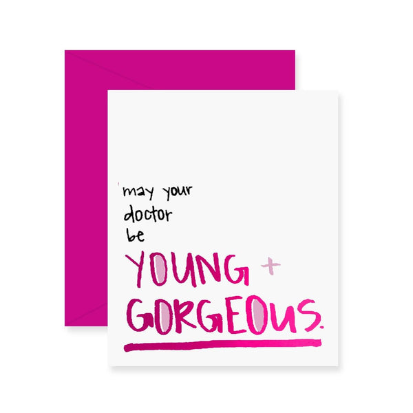 Young & Gorgeous Foil Greeting Card