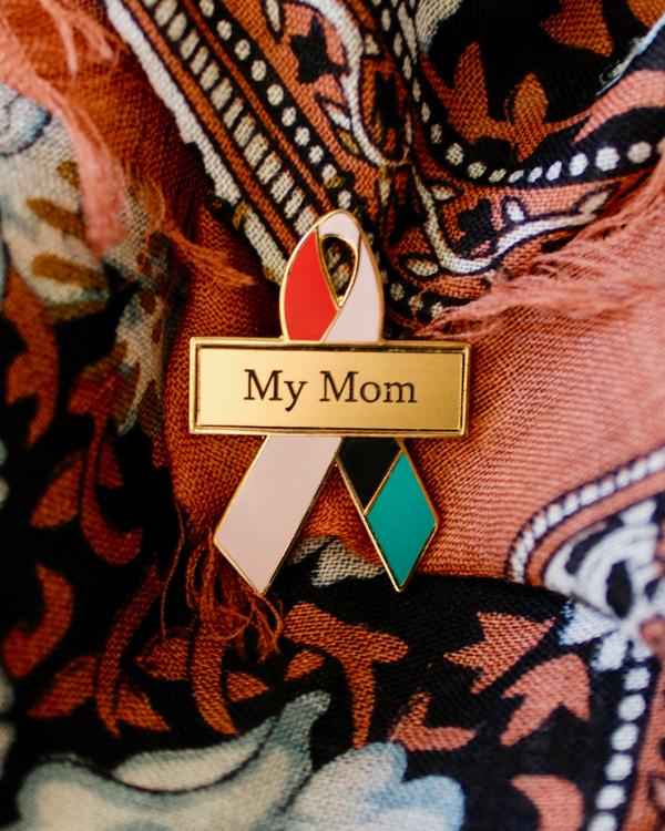 Women of Color Breast Cancer Pin - Personalized - 1