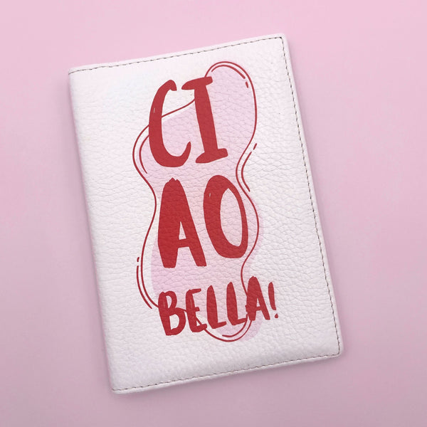 Ciao Bella! Genuine Leather Passport Cover - 1