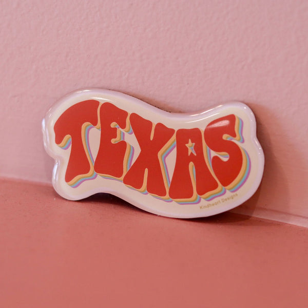 Groovy "Texas" Fridge Magnet - 1