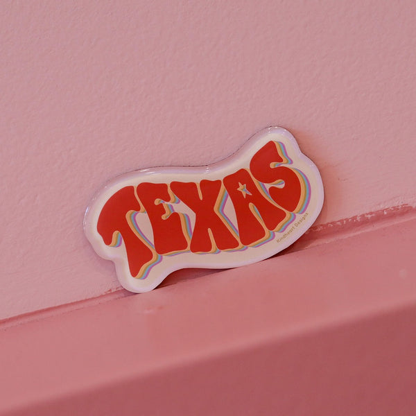 Groovy "Texas" Fridge Magnet - 2