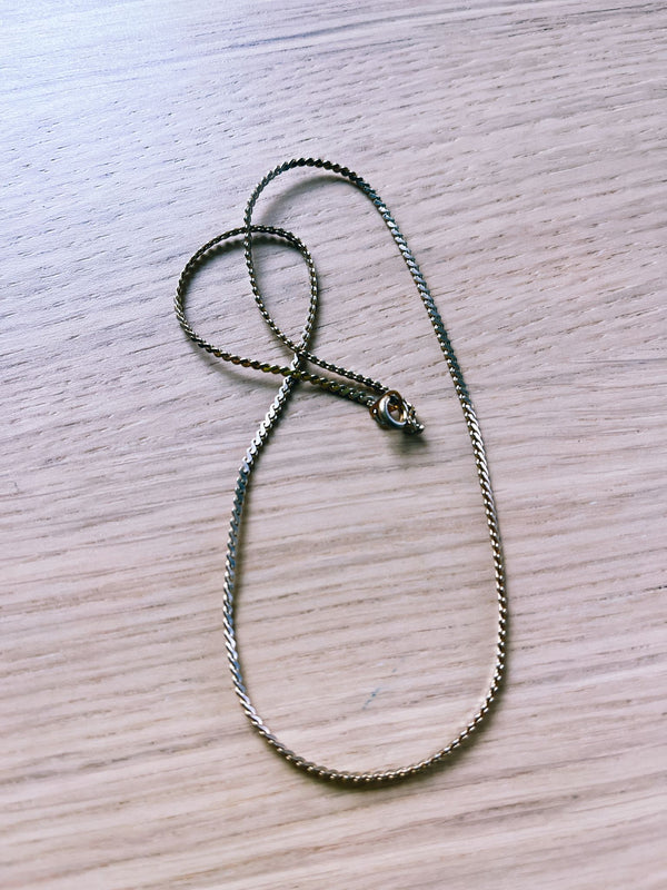 Herringbone Chain Necklace - 3