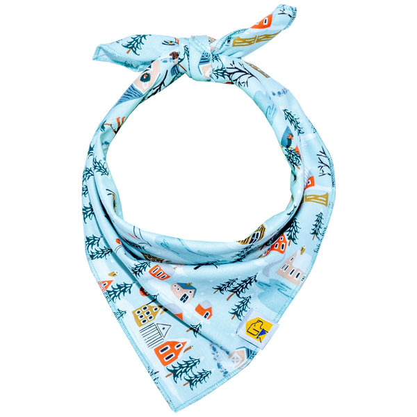 Winter Village Dog Bandana - 1