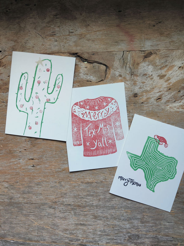 Merry Tex-mas Christmas Cards, 3 Designs - 9
