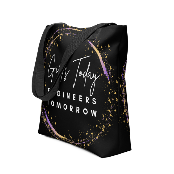Girls Today Engineers Tomorrow Small Tote Bag - 3