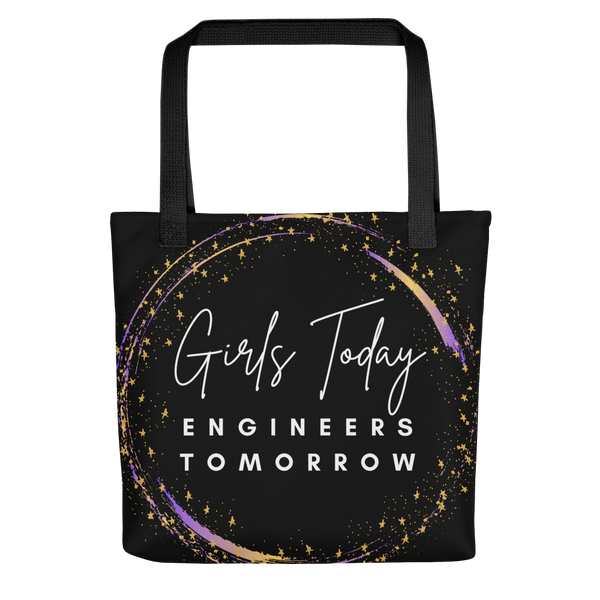 Girls Today Engineers Tomorrow Small Tote Bag - 4
