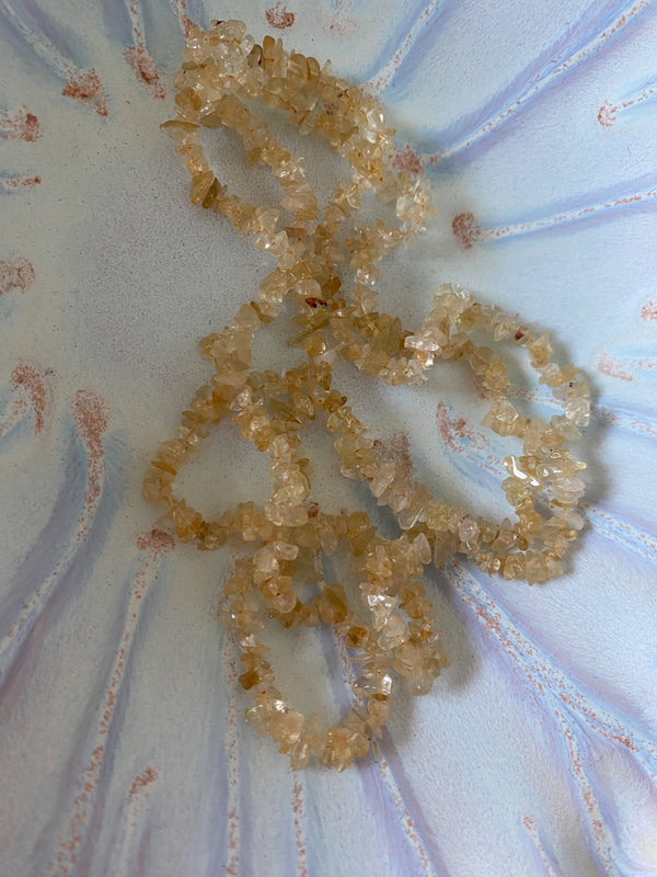 Micro Citrine Layering Necklace  - 2