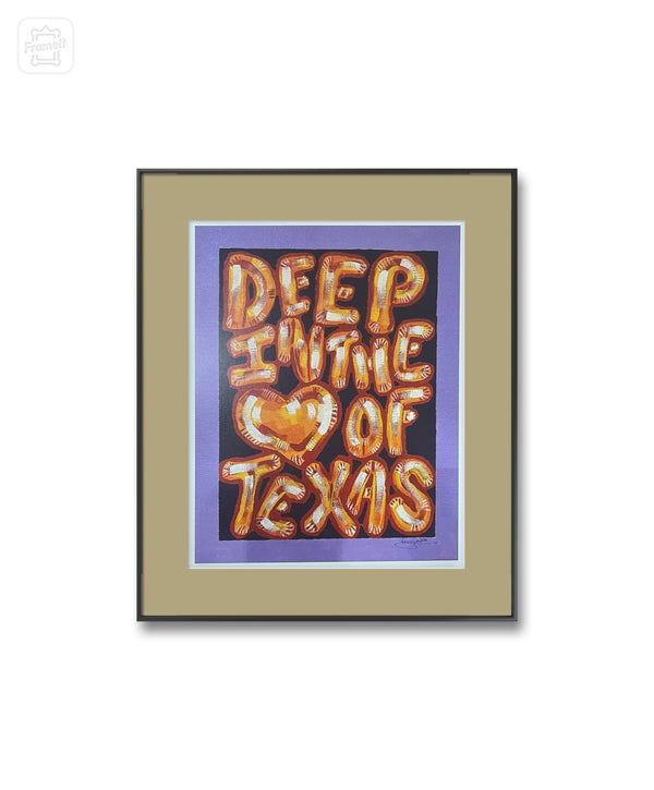 Heart of Texas Giclée Art Print - 1