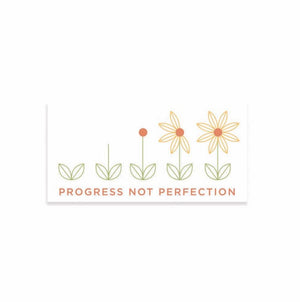 Progress Not Perfection Sticker - 1