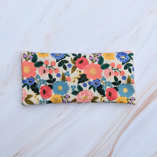 Vintage Blossom Cream Rifle Paper Co Eye Pillow - Lavender Scent - 1