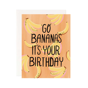 Go Bananas Birthday Card - 1