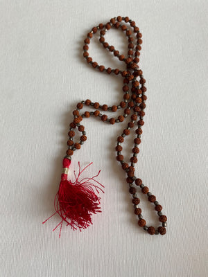 Rudrasksha seeds mala necklace - 1