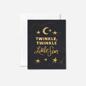 Twinkle, Twinkle Little Star Card - 1
