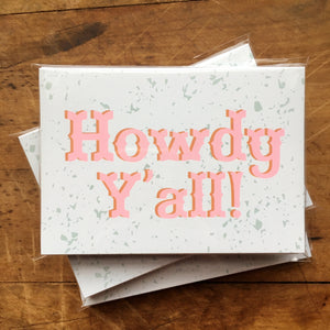 Howdy Y'all Note Card Set - 1
