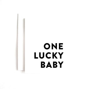 One Lucky Baby Card - 1
