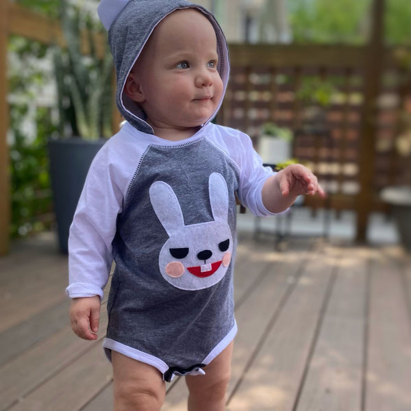 Bunny - Infant Bodysuit w/Ears - 6
