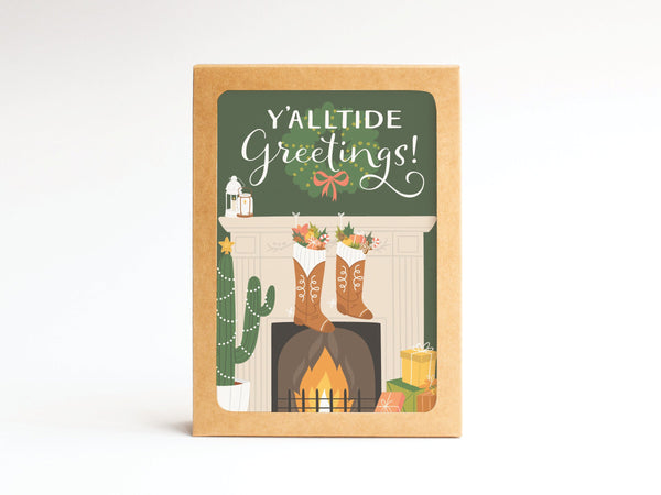 Y'alltide Greetings! Folded Greeting Note Set of 10