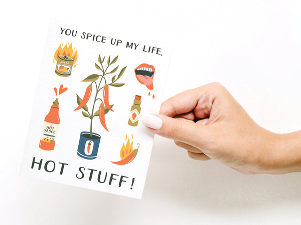 You Spice Up My Life Greeting Card - HS