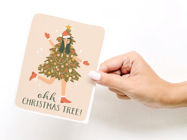 Ohh Christmas Tree! Greeting Card - HS