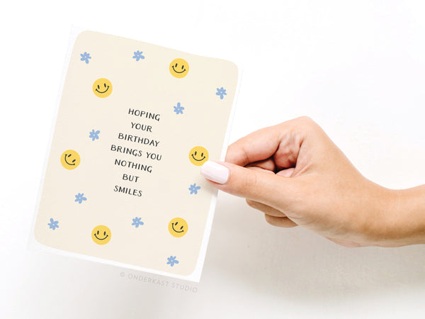 Nothing But Smiles Greeting Card - RS