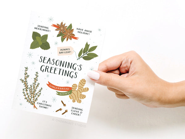 Seasoning’s Greetings Greeting Card - DS
