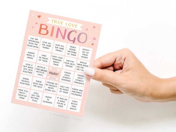 True Love Bingo Greeting Card - HS