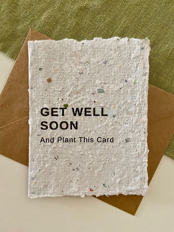Get Well Soon Plantable Card - 1