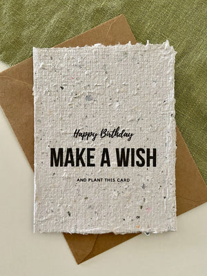 Make A Wish Plantable Card - 1