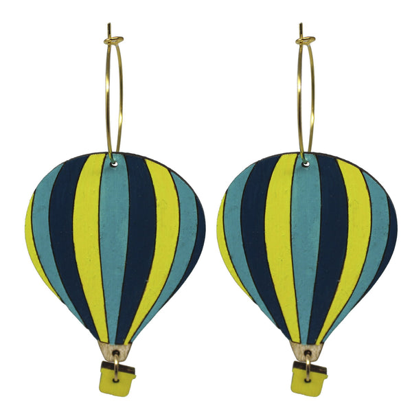 Hot Air Balloon Earrings - 1
