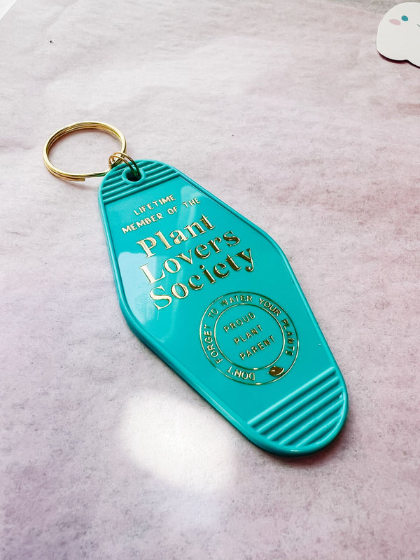 Green Plant Lovers Keychain - 1