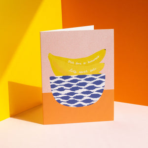Our Love is Bananas Card - 1
