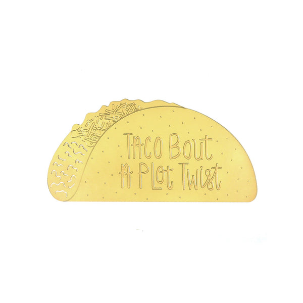 Taco Brass Bookmark - 1