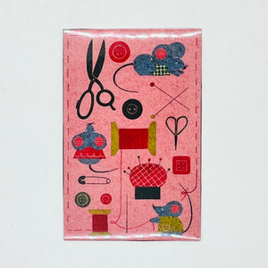 Mice with Sewing Tools Magnet - 1