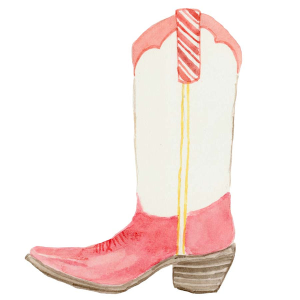 Holiday Boot Magnet - Peppermint - 1
