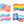 Load image into Gallery viewer, Tie-Dye Flag Stickers - 1
