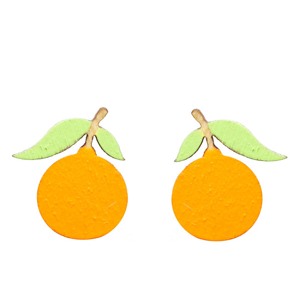 Tangerine Stud Earrings - 1